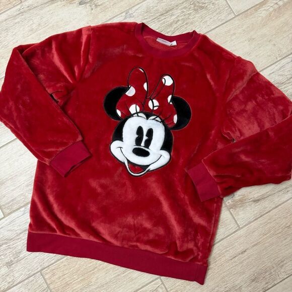 Disney Tops - Disney Parks Minnie Mouse Sweatshirt Medium EUC